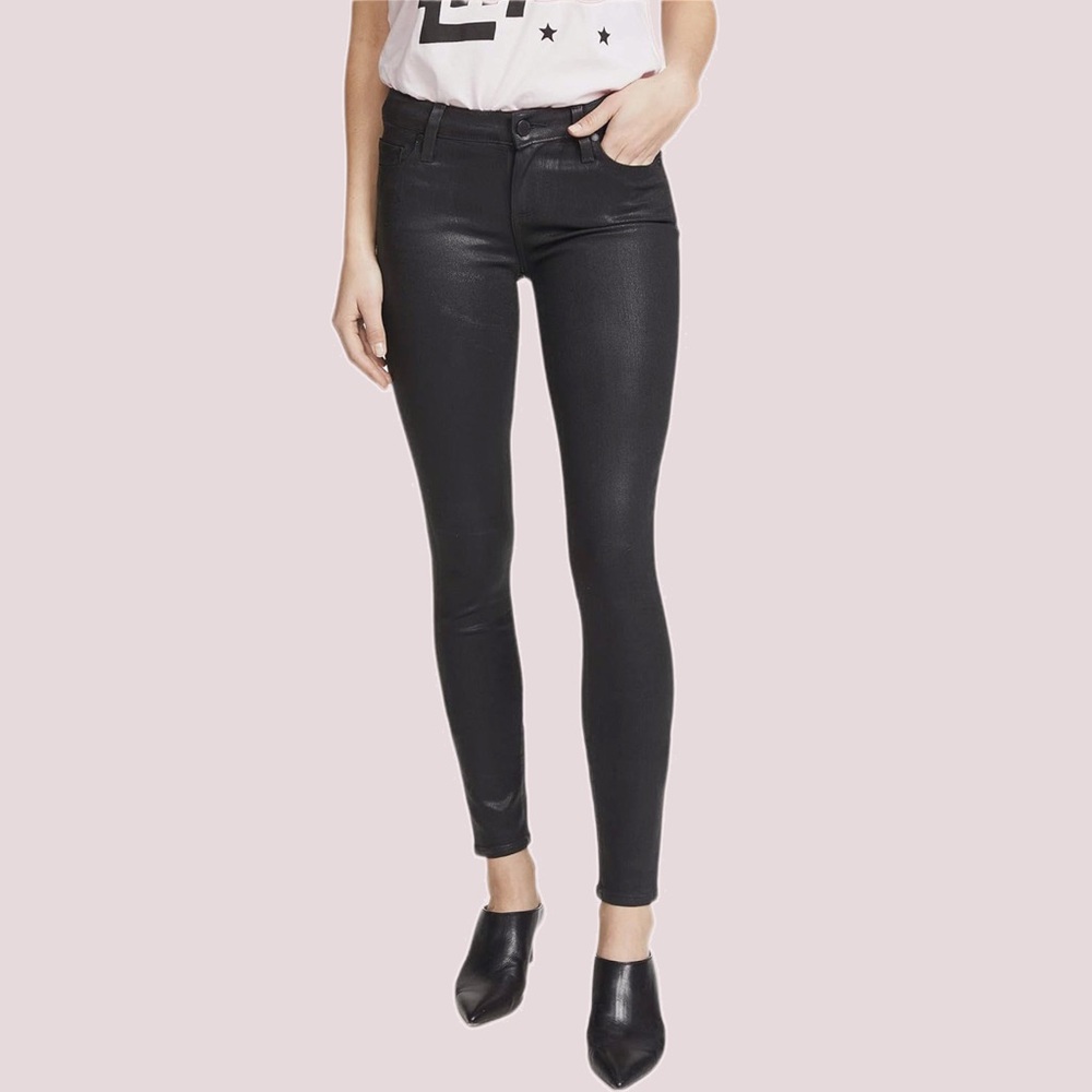 Paige Women's Verdugo‎ Ultra Skinny Coated Jean - 26